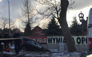 Wjechał do rowu. Wypadek na drodze Piła - Gorzów