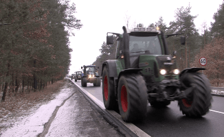 Protest rolników w Pile [ZDJĘCIA i VIDEO]