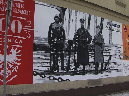 Murale na stulecie Powstania - grafika