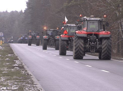 Rolnicy znów blokują drogi. Także w Wielkopolsce - grafika