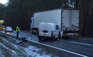 Wypadek na trasie Piła - Dobrzyca  [ZDJĘCIA]