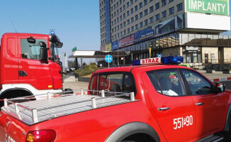 Alarm bombowy w hotelu Gromada [ZDJĘCIA]