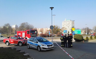 Alarm bombowy w hotelu Gromada [ZDJĘCIA]