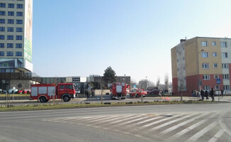 Alarm bombowy w hotelu Gromada [ZDJĘCIA]