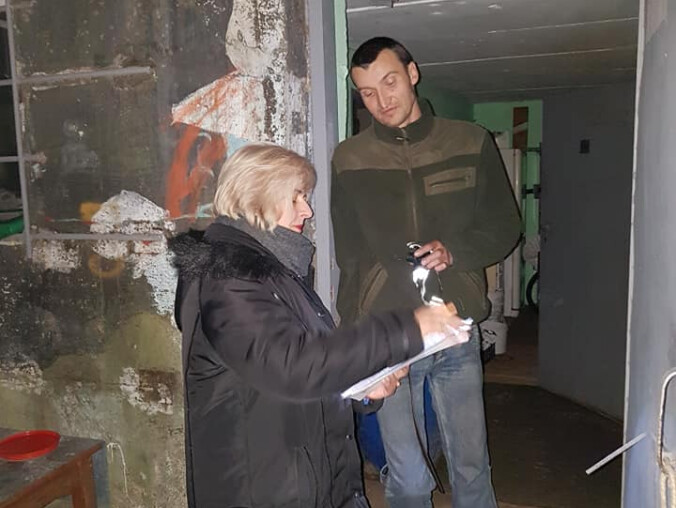W Pile liczono bezdomnych - grafika