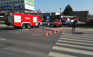 Alarm bombowy w hotelu Gromada [ZDJĘCIA]