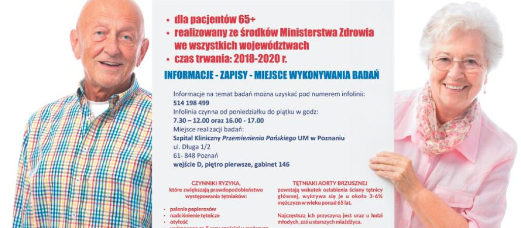 Badania przesiewowe tętniaków aorty brzusznej