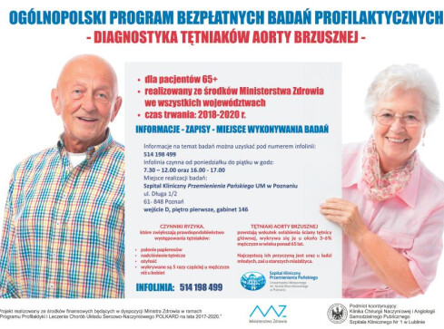 Badania przesiewowe tętniaków aorty brzusznej - grafika