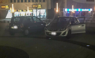 Miejsce parkingowe w fontannie miejskiej?