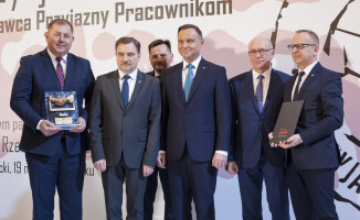 Huta w Ujściu "Pracodawcą Przyjaznym Pracownikom"