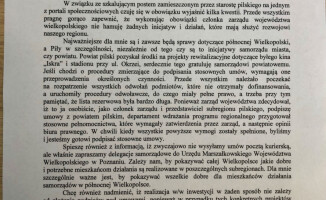 Komarowski pisze do Bogusławskiego...