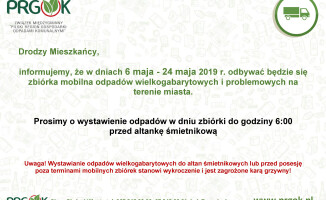 Mobilna zbiórka odpadów wielkogabarytowych