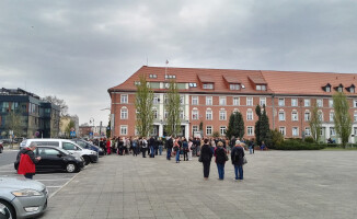 Ewakuacja Urzędu Miasta w Pile