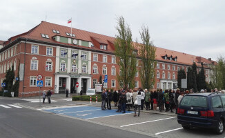 Ewakuacja Urzędu Miasta w Pile