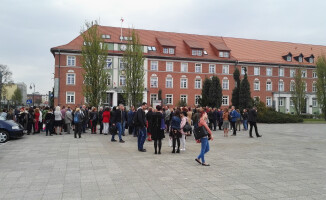 Ewakuacja Urzędu Miasta w Pile