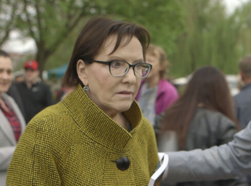 Ewa Kopacz robiła kampanię w Pile - grafika