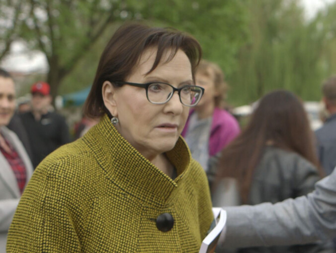 Ewa Kopacz robiła kampanię w Pile - grafika