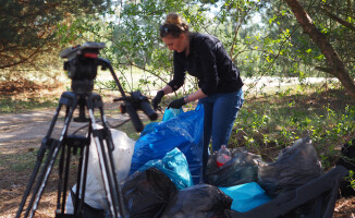 #TrashChallengeMedia: Redakcja TV ASTA sprząta las