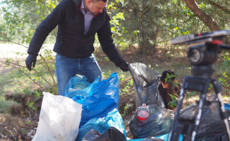 #TrashChallengeMedia: Redakcja TV ASTA sprząta las