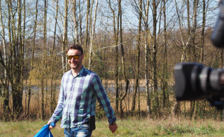 #TrashChallengeMedia: Redakcja TV ASTA sprząta las