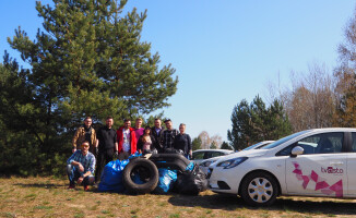 #TrashChallengeMedia: Redakcja TV ASTA sprząta las