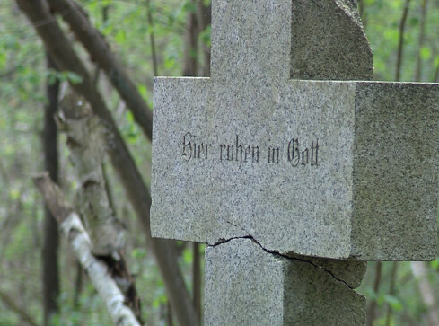 Wandale zniszczyli nagrobki - grafika