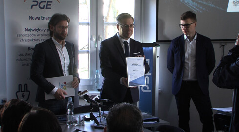 Piła Miastem Przyjaznym Elektromobilności - grafika