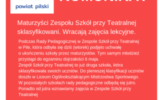 Na Teatralnej koniec strajku. Ruszają zajęcia