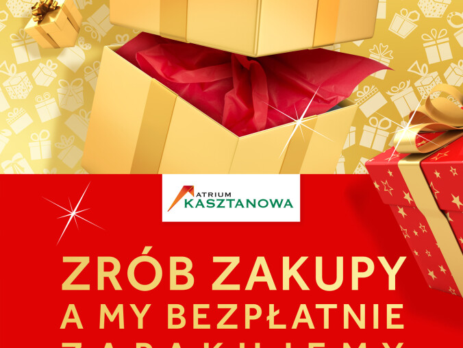 Atrium Kasztanowa bezpłatnie pakuje prezenty na Święta! - grafika