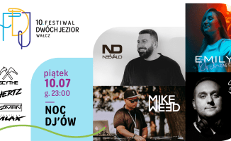 Festiwal Dwóch Jezior zaprasza na jedno z najbardziej energetycznych wydarzeń wakacji. Noc DJ-ów nad jeziorem Raduń wraca do Wałcza