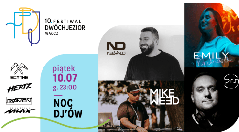 Festiwal Dwóch Jezior zaprasza na jedno z najbardziej energetycznych  - grafika