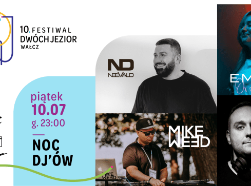 Festiwal Dwóch Jezior zaprasza na jedno z najbardziej energetycznych  - grafika