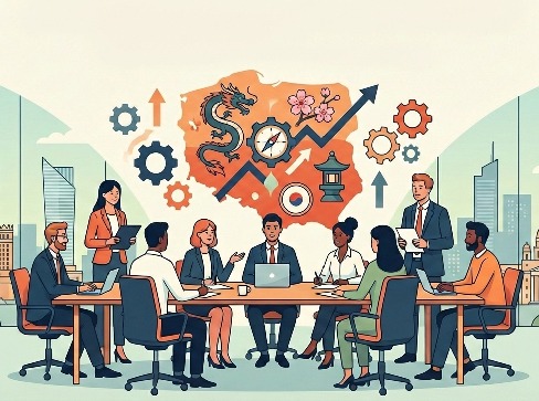 Azjatycki potencjał: przewodnik po skutecznym zarządzaniu zespołami - grafika