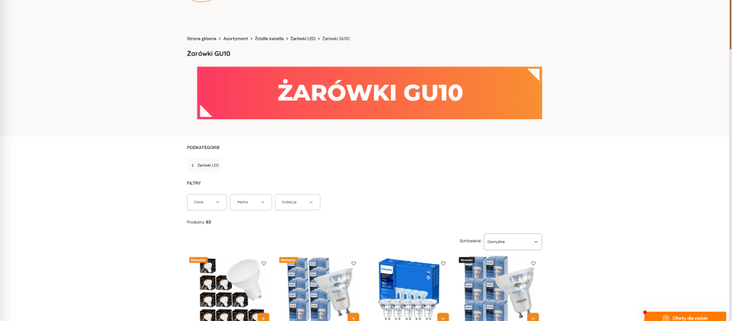 Zalety stosowania żarówek LED GU10 w oświetleniu