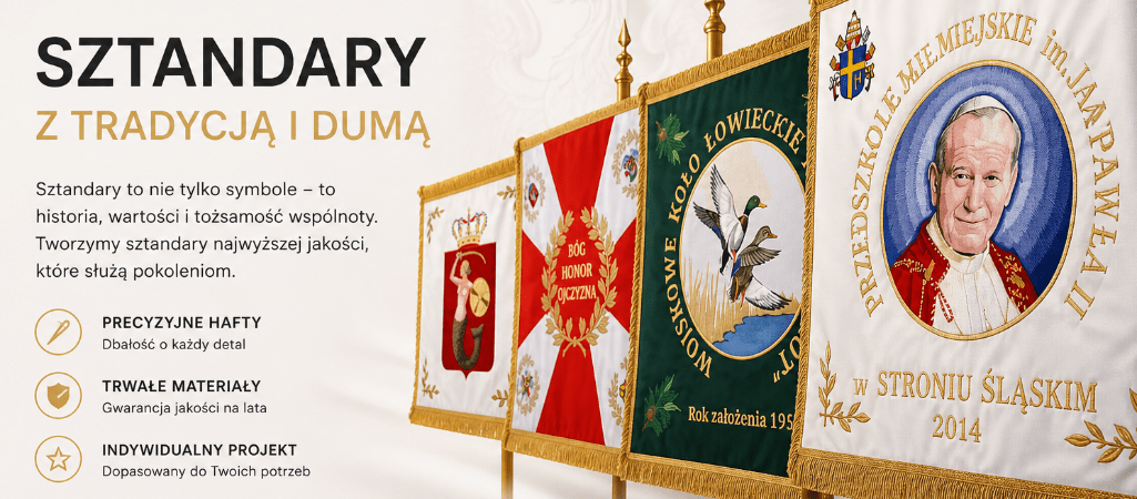 Sztandar jako symbol wartości i historii organizacji