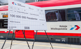 Koleje Wielkopolskie przewiozły 100 milionów pasażerów!