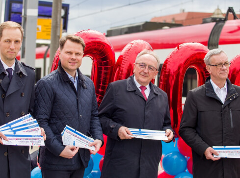 Koleje Wielkopolskie przewiozły 100 milionów pasażerów! - grafika