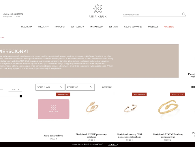 Pierścionki w wielu wydaniach - grafika