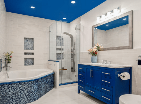 Planowanie oświetlenia łazienki – o czym należy pamiętać? - grafika