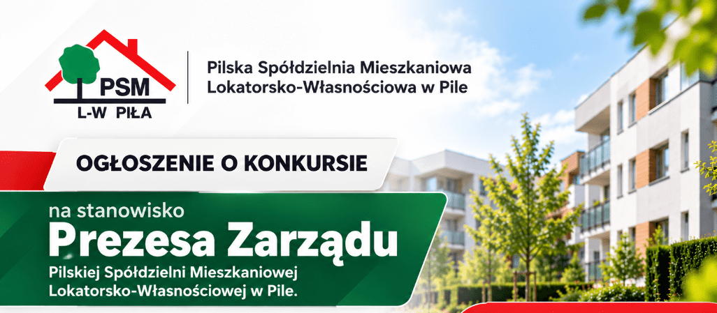 Ogłoszenie o konkursie na stanowisko Prezesa Zarządu