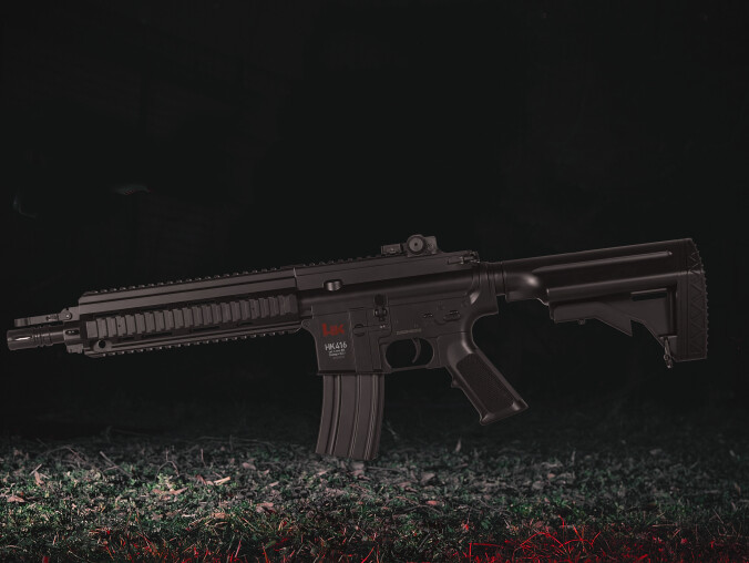 Airsoftowe repliki pistoletów maszynowych i karabinów szturmowych ma - grafika