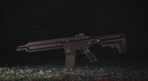 Airsoftowe repliki pistoletów maszynowych i karabinów szturmowych ma - grafika