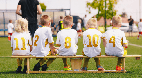 Twoja pociecha uczestniczy w zajęciach z piłki nożnej dla dzieci? K - grafika