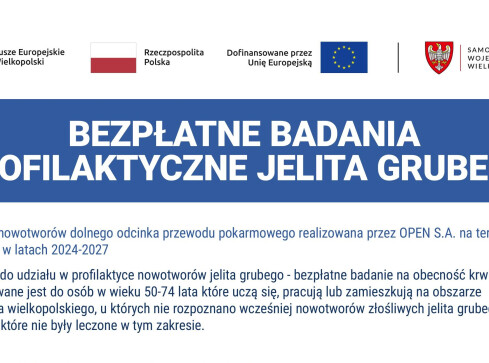 Profilaktyka nowotworów dolnego odcinka przewodu pokarmowego realizow - grafika