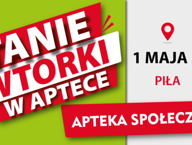 TANIE WTORKI w Aptece Społecznej! - grafika