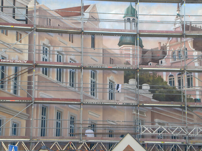 Nowy historyczny mural w centrum Piły [VIDEO] - grafika