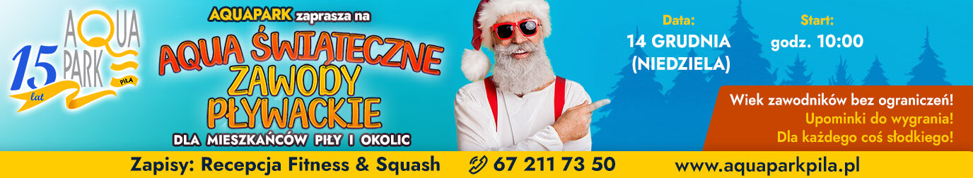 Baner Aqua Park zimowe zawody 2025