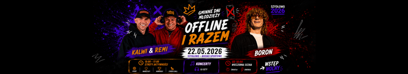Baner Gminne Dni Młodzieży Szydłowo