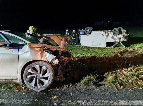 Groźny wypadek w Kosztowie  - grafika