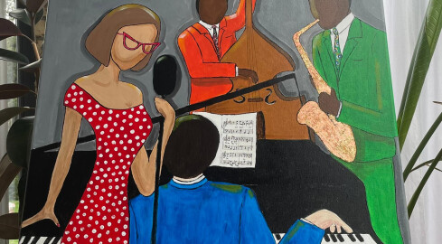 Koncert muzyki filmowej, wystawa obrazów oraz zbiórka pieniędzy - grafika